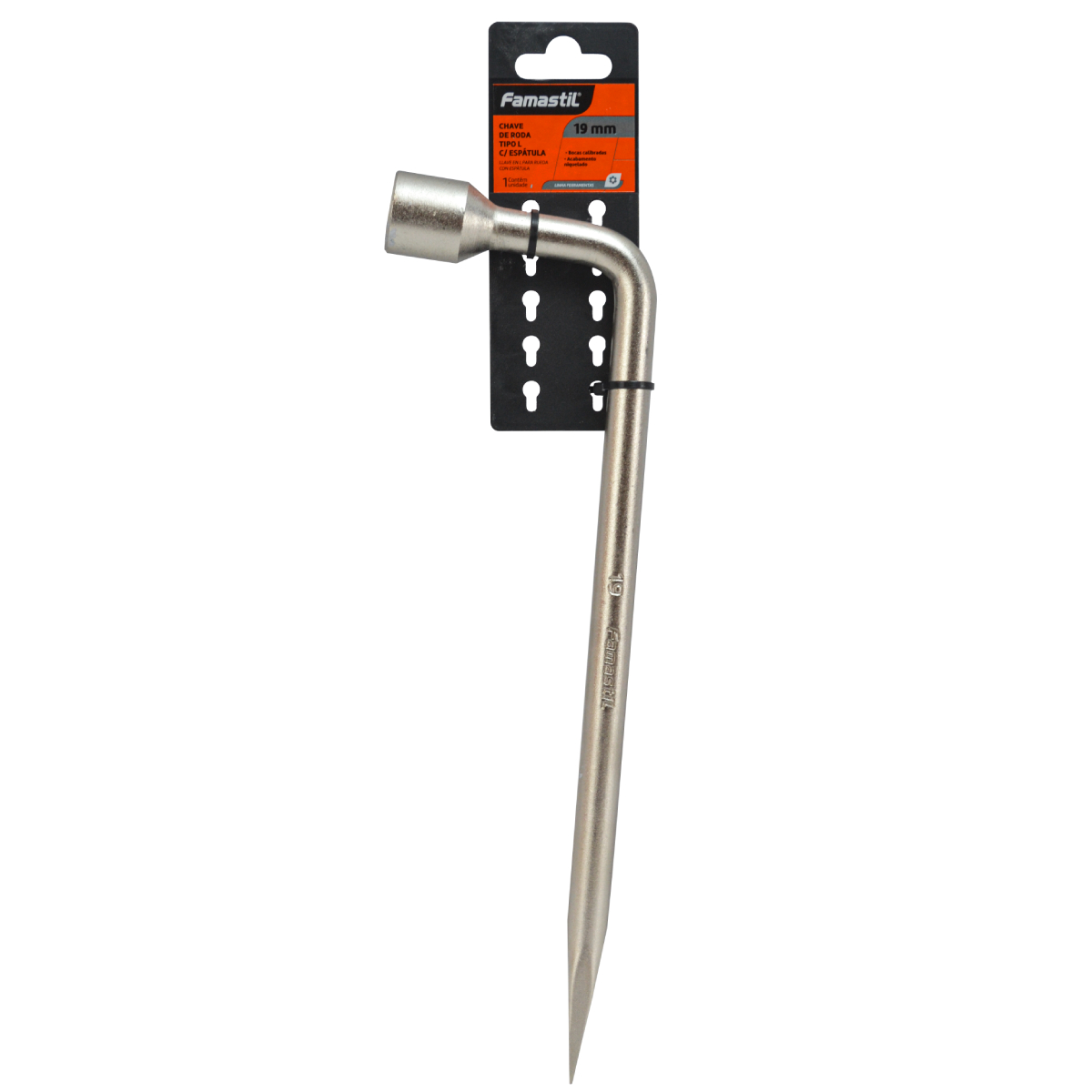 CHAVE RODA L ESPATULA 17MM FAMASTIL