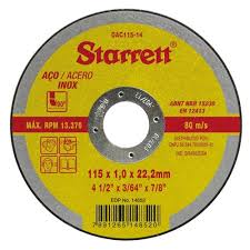 DISCO DE CORTE AR 4.1/2 X 1,0 STARRETTT
