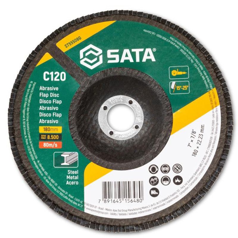 DISCO FLAP SATA 7" GR40