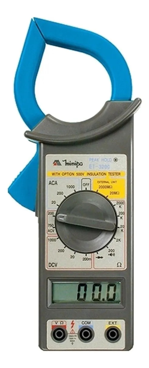 ALICATE AMPERIMETRO ET3200 MINIPA DIGITAL