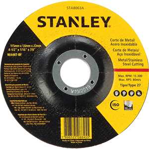 DISCO DE CORTE STANLEY 4.1/2 X 1,0