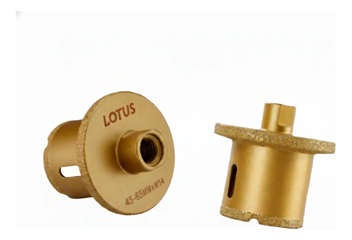 BROCA BRASADA DIAMANTADA M14 - 40-60MM - LOTUS