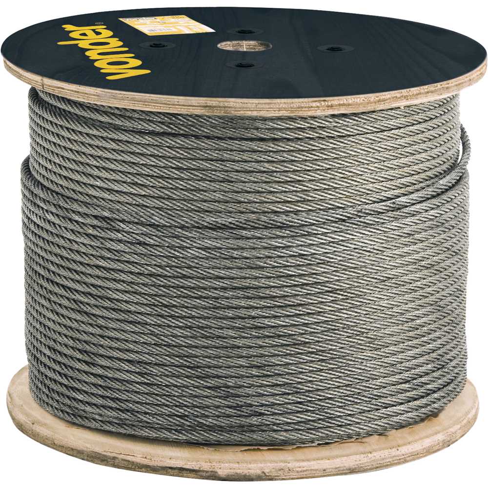 CABO DE ACO 9,5MM (3/8) AF POL 6 X 25